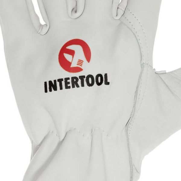 Рукавичка шкіряна з високоякісної волячої&nbsp;шкіри 10" "Driver Style" INTERTOOL SP-0171 SP-0171 фото