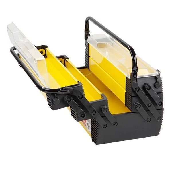 Ящик для інструменту металевий 18", 5 секцій, 454*210*230 мм INTERTOOL BX-5018 BX-5018 фото