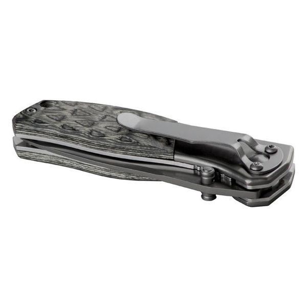 Нож складной 165 мм, ручка с деревянными вставками INTERTOOL HT-0590 HT-0590 фото