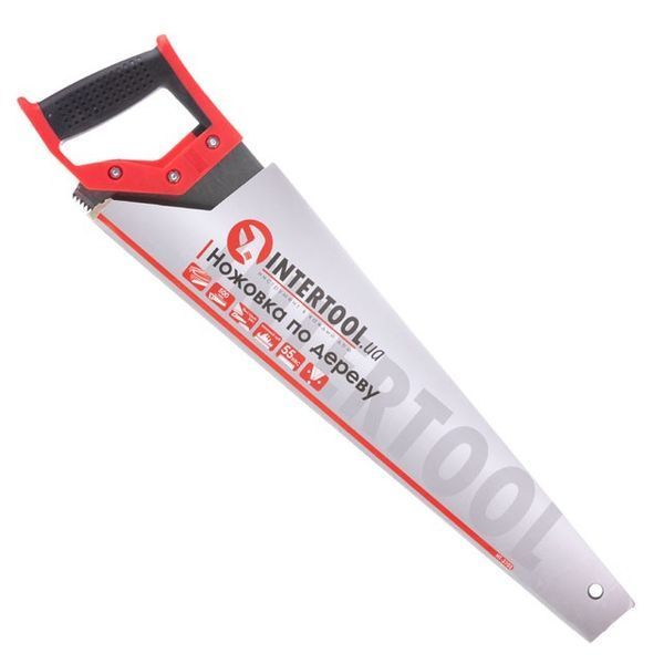 Ножовка по дереву с каленым зубом 500 мм, 55 HRC INTERTOOL HT-3103 HT-3103 фото