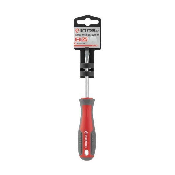 Отвертка шлицевая SL5.0*75 мм, CR-V INTERTOOL VT-3304 VT-3304 фото