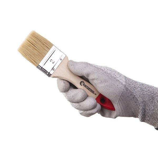 Кисть флейцевая 50x10x44 мм INTERTOOL KT-1250 KT-1250 фото