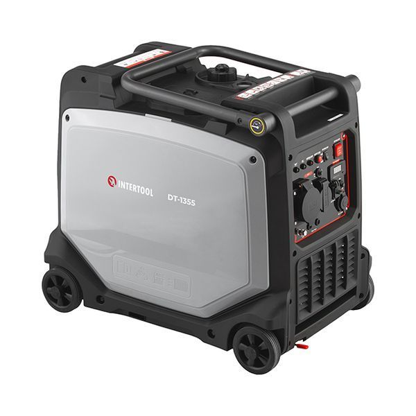 Генератор бензиновий інверторний INTERTOOL DT-1355 (5,0/5,5 кВт, 230 В, бак 11 л, електро/ручний старт, мідна обмотка, STORM) DT-1355 фото