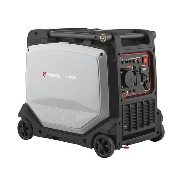 Генератор бензиновий інверторний INTERTOOL DT-1355 (5,0/5,5 кВт, 230 В, бак 11 л, електро/ручний старт, мідна обмотка, STORM) DT-1355 фото