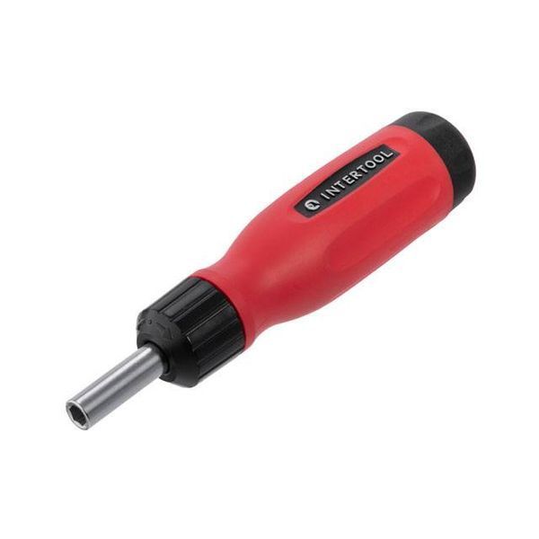 Викрутка реверсивна з комплектом насадок 12 од. INTERTOOL VT-1003 VT-1003 фото