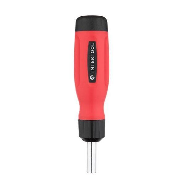 Викрутка реверсивна з комплектом насадок 12 од. INTERTOOL VT-1003 VT-1003 фото