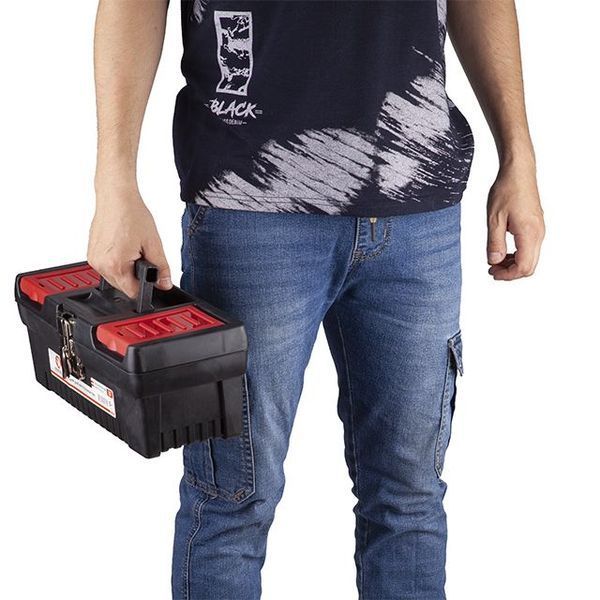 Ящик для інструментів&nbsp;з металевими замками&nbsp;13", 330*177*135 мм INTERTOOL BX-1013 BX-1013 фото
