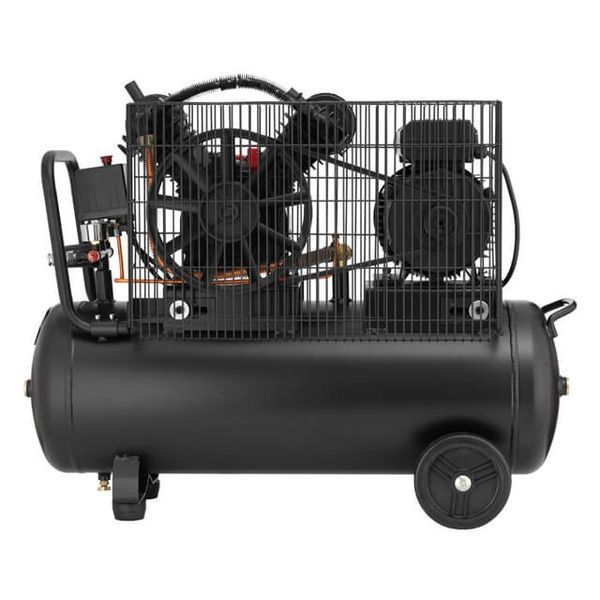 Компресор INTERTOOL PT-0016 (50 л, 3 кВт, 220 В, 10 атм, 500 л/хв, 2 циліндри) PT-0016 фото