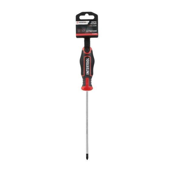 Отвертка крестовая PH1*150 мм, S2, STORM INTERTOOL VT-3418 VT-3418 фото