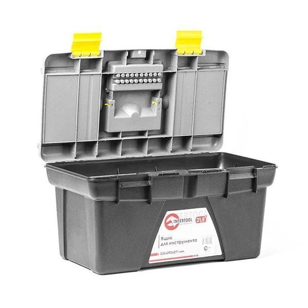 Ящик для інструменту 21.5" 536*292*271 мм INTERTOOL BX-0321 BX-0321 фото