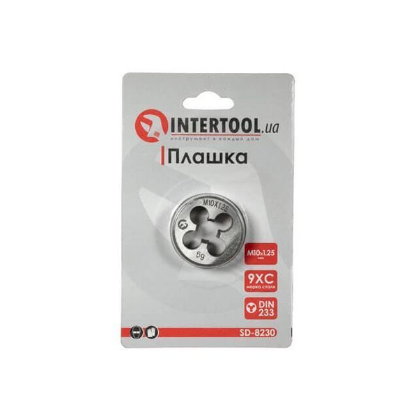 Плашка M10x1,25 мм INTERTOOL SD-8230 SD-8230 фото