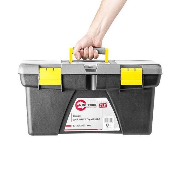 Ящик для інструменту 21.5" 536*292*271 мм INTERTOOL BX-0321 BX-0321 фото