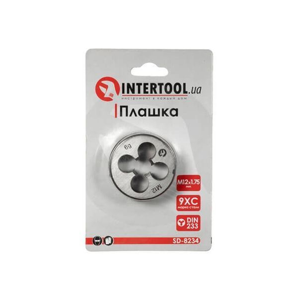 Плашка M12x1,75 мм INTERTOOL SD-8234 SD-8234 фото