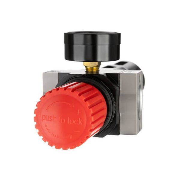 Фільтр для очищення повітря з редуктором 1/2", 5 мкм, 2500 л/хв., метал, професійний INTERTOOL PT-1418 PT-1418 фото