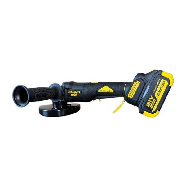 Аккумуляторная угловая шлифмашина ZEGOR AGPP-21BL-125 (безщеточный мотор, АКБ 21В 4000 мАч, 3300/9500 об/мин, зарядное устройство, кейс) AGPP-21BL-125 фото