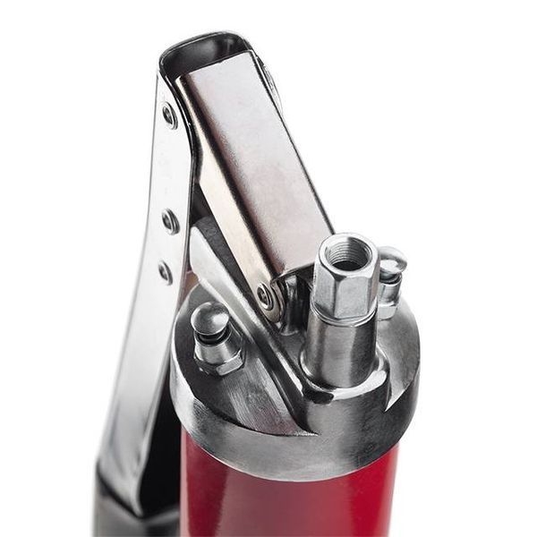 Шприц для змащування двоплунжерний 600 см3 з гнучким шлангом. INTERTOOL HT-0060 HT-0060 фото