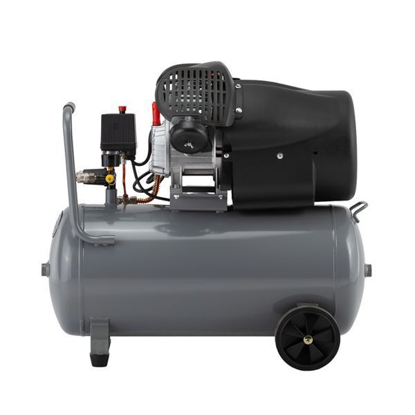 Компресор 50 л, 2230 Вт, 220 В, 10 aтм, 354 л/хв., 2 циліндри INTERTOOL PT-0004 PT-0004 фото