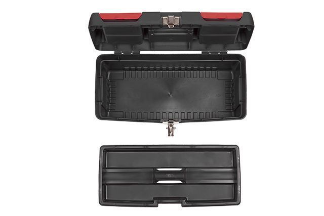 Ящик для інструментів&nbsp;з металевими замками 16", 396*216*164 мм INTERTOOL BX-1016 BX-1016 фото