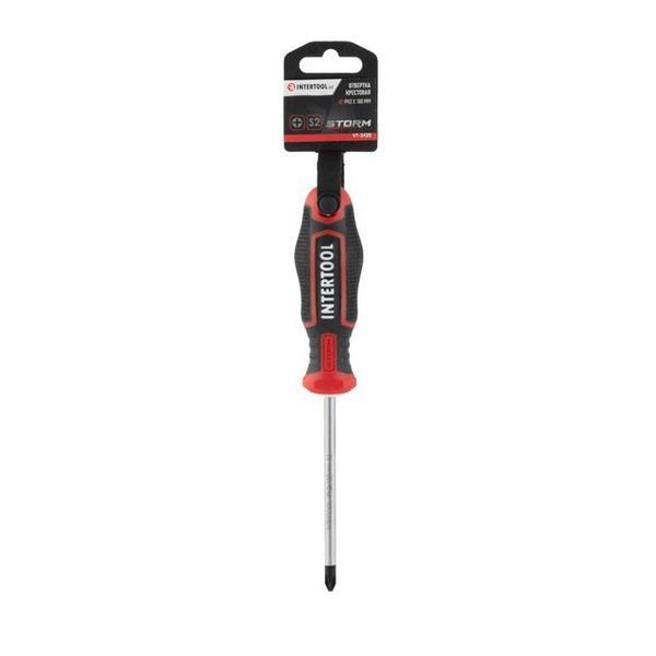 Отвертка крестовая PH2*100 мм, S2, STORM INTERTOOL VT-3420 VT-3420 фото