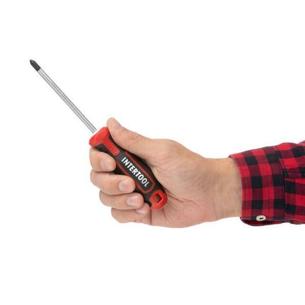 Отвертка крестовая PH2*100 мм, S2, STORM INTERTOOL VT-3420 VT-3420 фото