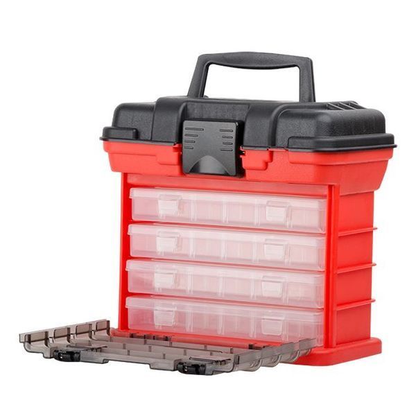 Органайзер для метизов с выдвижными секциями 11", 279*184*260 мм INTERTOOL BX-4020 BX-4020 фото