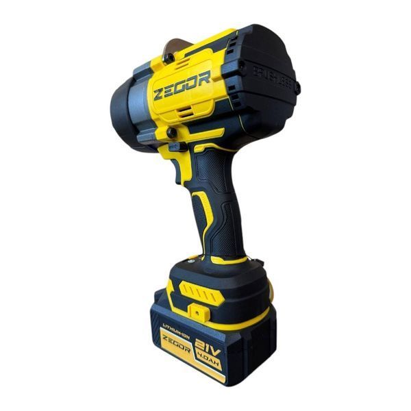 Гайковерт ударний акумуляторний з безщітковим двигуном ZEGOR SDP-21BL MAX (21 В, 1000 Нм, 0-2000 об/хв, 0-2500 уд/хв, 3/4", 4.0 Аг, кейс) SDP-21BL MAX фото