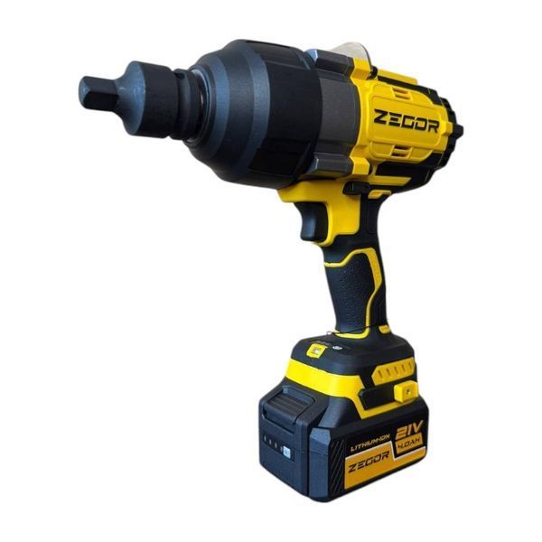 Гайковерт ударний акумуляторний з безщітковим двигуном ZEGOR SDP-21BL MAX (21 В, 1000 Нм, 0-2000 об/хв, 0-2500 уд/хв, 3/4", 4.0 Аг, кейс) SDP-21BL MAX фото