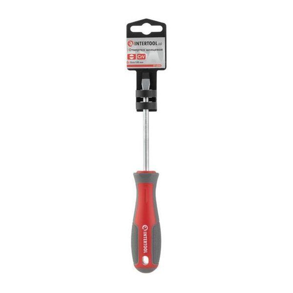Отвертка шлицевая SL6.0*100 мм, CR-V INTERTOOL VT-3310 VT-3310 фото