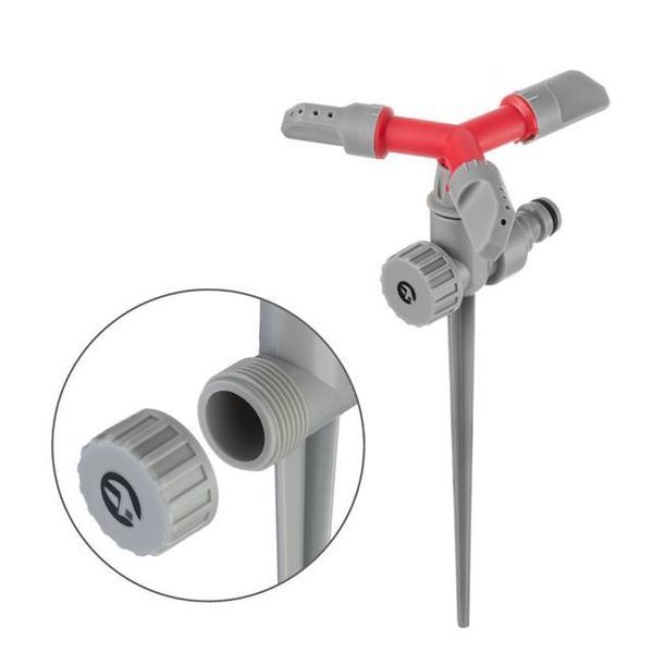 Дождеватель круговой с вращающейся головкой на костыле. PP, ABS, Zinc alloy INTERTOOL GE-0055 GE-0055 фото