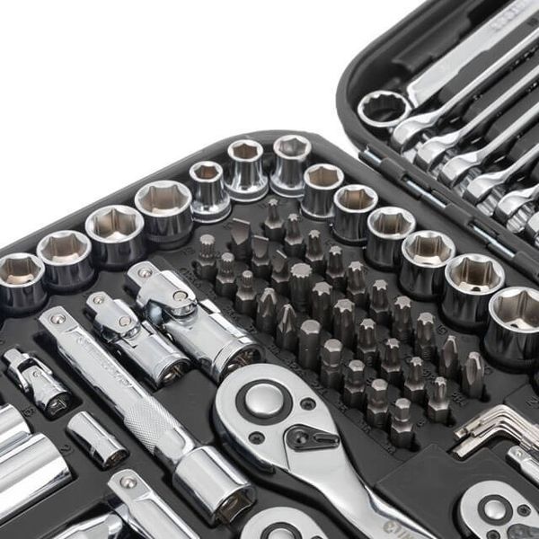 Набор инструментов 1/2" & 3/8" & 1/4", 219ед., Cr-V STORM INTERTOOL ET-8219 ET-8219 фото