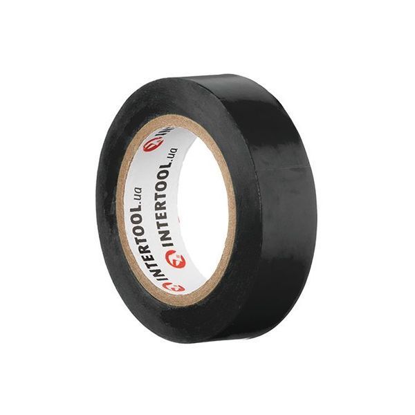 Стрічка ізоляційна, 17 мм * 10 м * 0,15 мм, чорна INTERTOOL IT-0011 IT-0011 фото