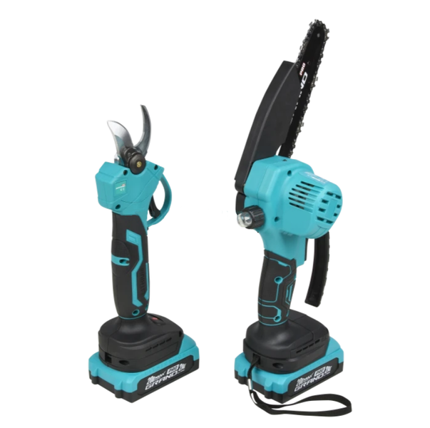 Набор аккумуляторных инструментов Grand №2 G (СА-20BL + АПЦ-20/6"-2 BL) &ndash; секатор и минипила в одном комплекте 676532 фото