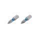 Комплект отверточных насадок PZ1 1/4" * 25 мм, S2, уп. 2 шт, STORM INTERTOOL VT-0220 VT-0220 фото 1