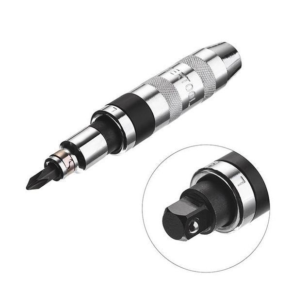 Отвертка ударная с комплектом насадок 6 ед. INTERTOOL HT-0431 HT-0431 фото