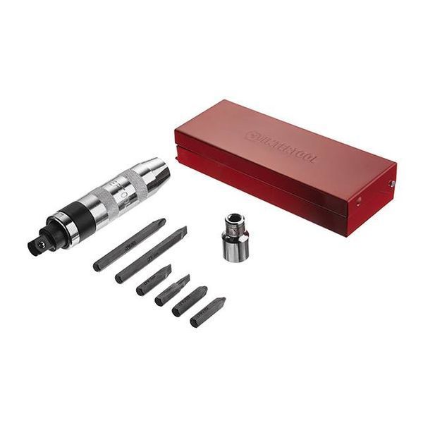 Отвертка ударная с комплектом насадок 6 ед. INTERTOOL HT-0431 HT-0431 фото