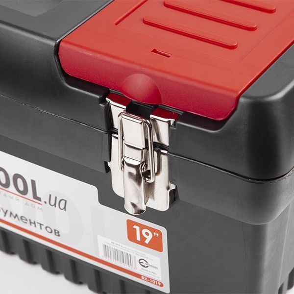 Ящик для інструменту з металевими замками, 19", 483*242*240 мм INTERTOOL BX-1019 BX-1019 фото