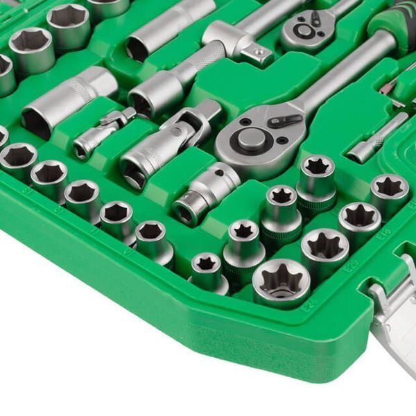 Набор инструментов 1/2" & 1/4" 108 ед. INTERTOOL ET-6108SP ET-6108SP фото