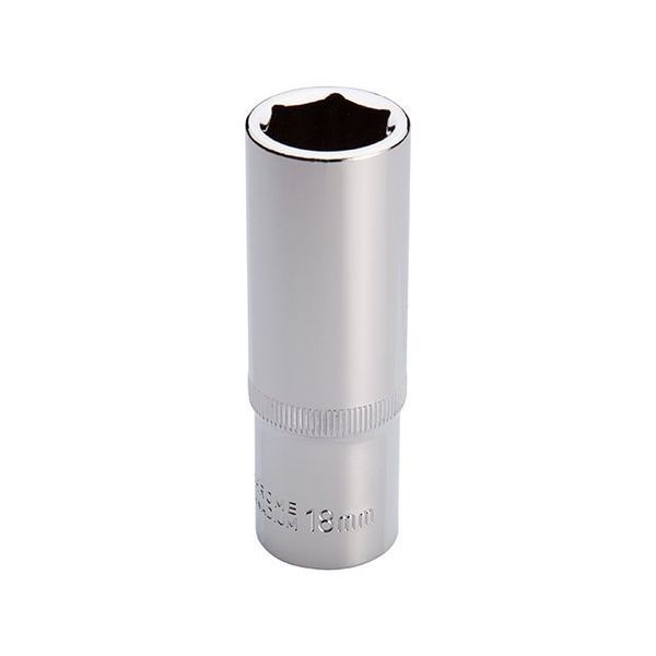 Головка шестигранная удлиненная 1/2", 18x78 мм,&nbsp;хром-ванадий INTERTOOL ET-0118 ET-0118 фото