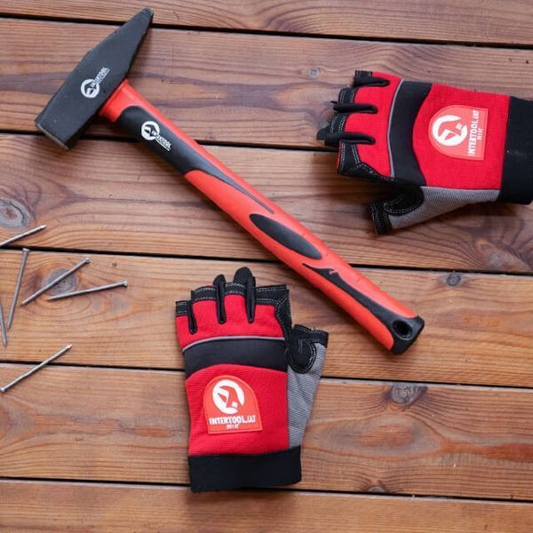 Молоток 1000 г, ручка из фибергласса INTERTOOL HT-0210 HT-0210 фото