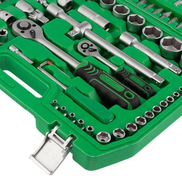 Набор инструментов 1/2" & 1/4" 108 ед. INTERTOOL ET-6108SP ET-6108SP фото