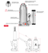 Домкрат "столбик" одноштоковый 2 т INTERTOOL GT0021 GT0021 фото 2