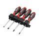 Набор отверток 4 ед (SL5.0*100 мм, SL6.0*100 мм, PH1*100 мм, PH2*100 мм), STORM INTERTOOL VT-3434 VT-3434 фото 1
