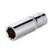 Головка шестигранная удлиненная 1/2", 18x78 мм,&nbsp;хром-ванадий INTERTOOL ET-0118 ET-0118 фото 1