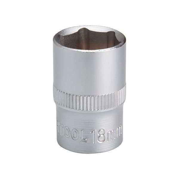 Головка шестигранна 1/2", 18*38 мм INTERTOOL ET-2018 ET-2018 фото