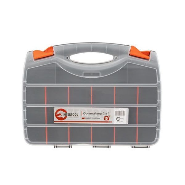 Органайзер 15", 2 в 1, 380x290x80 мм INTERTOOL BX-4005 BX-4005 фото