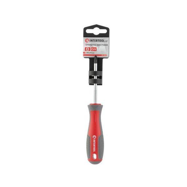 Отвертка крестовая PH1*75 мм, CR-V INTERTOOL VT-3315 VT-3315 фото