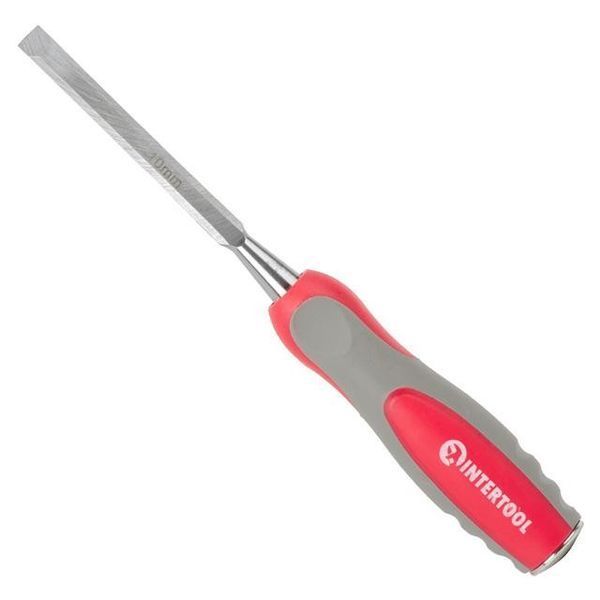 Стамеска 10 мм, Cr-V, двухкомпонентная рукоятка INTERTOOL HT-3510 HT-3510 фото