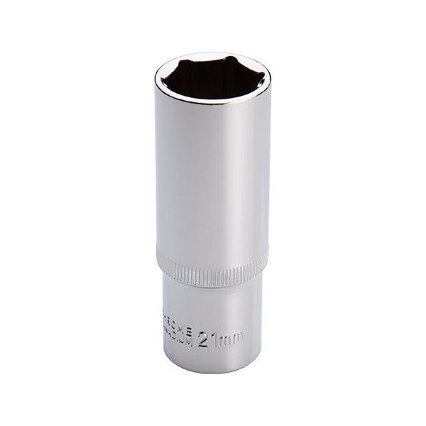Головка шестигранна подовжена 1/2", 21*78 мм CrV INTERTOOL ET-0121 ET-0121 фото