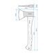 Сокира 600 г, ручка з фібергласу INTERTOOL HT-0261 HT-0261 фото 11