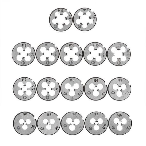 Набор плашек M3-M12 и метчиков M3-M12, 40 ед. INTERTOOL SD-8040 SD-8040 фото